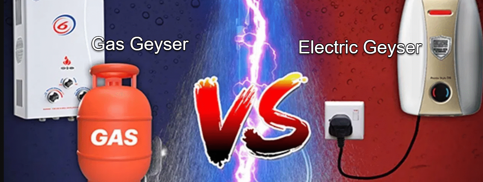 gas geyser vs electric geyser