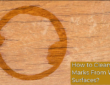 Clean Water Marks From Wooden Surfaces